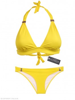 Bikini Halter Yellow van Phax Chilla