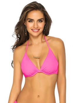 Underwire Top Color-Mix Neon Pink