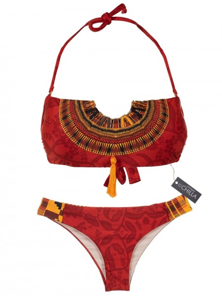 Bandeau Bikini Masai Kralen van Cosita Linda Chilla