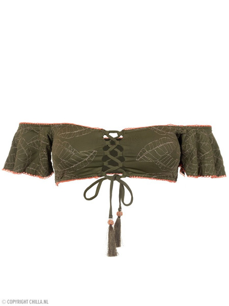 Off-Shoulder Bikini Pacific Kaki van Cosita Linda