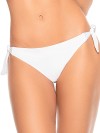 Bright white tie-side bikini bottom by Phax