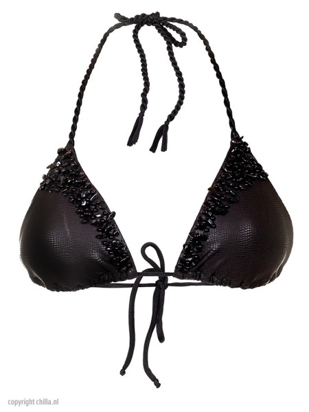 bikini top push up zwart
