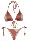Bikini Triangle Oudroze/Ivoor van Mystical Swimwear Chilla