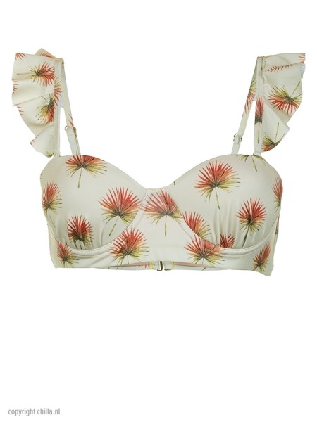 Bikini Push-up Yellow Palm by Mali Swimwear