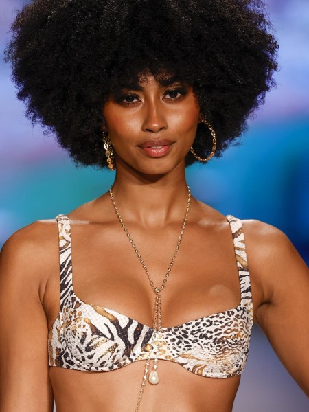 Underwire Top Animale Cream by Luli Fama