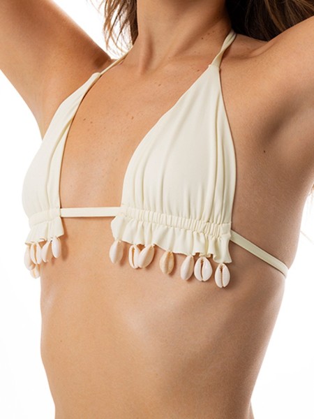 Schelpenbikini Jungla Ivoor van Milonga