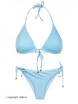 Brazil Scrunch Bikini Sky Blue van Phax Chilla