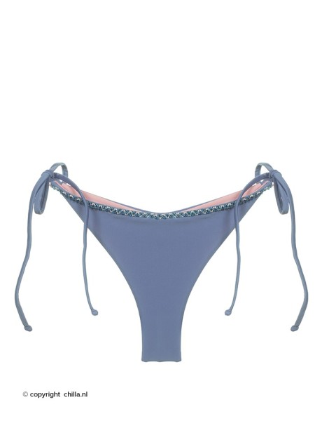Thong Bikini Blue Gray by Mystical Swimwear