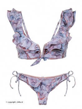 Bikini Violet Marble van Mystical Swimwear Chilla