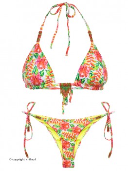 Bikini Triangle Exotic Floral Print van Mystical Swimwear Chilla