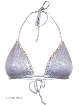 Bikini Triangle Iridescent Silver van Mystical Swimwear Chilla