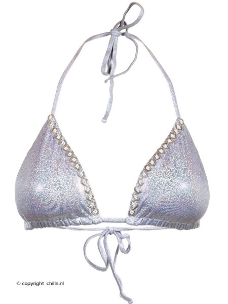 Bikini Triangle Iridescent Silver van Mystical Swimwear