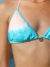 Triangle Bikini Batik Salmon/Blue van Swim Days Chilla