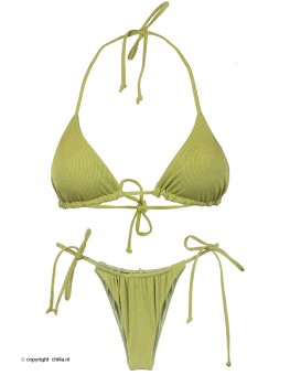 Samoa Triangle Bikini Green