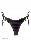String Bikini Black Texture van Mystical Swimwear Chilla