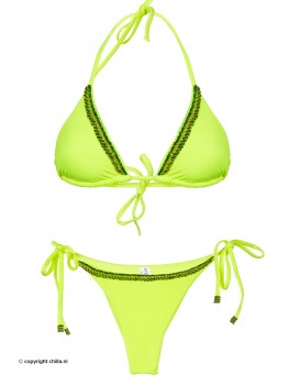 Semi-string Bikini Neon Lemon van Mystical Swimwear Chilla