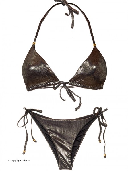 Bikini Triangle Copper Ribbed van Mystical Swimwear Chilla