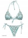 Semi-string Bikini Mint Python van Mystical Swimwear Chilla