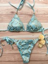 Semi-string Bikini Mint Python van Mystical Swimwear Chilla