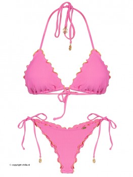 Bikini Triangle Adore Pink van Luli Fama Chilla