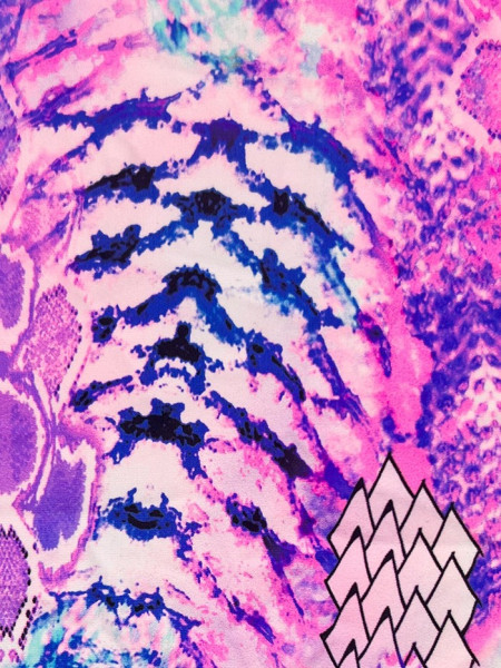 Triangle Top Instinct Crystals by Luli Fama