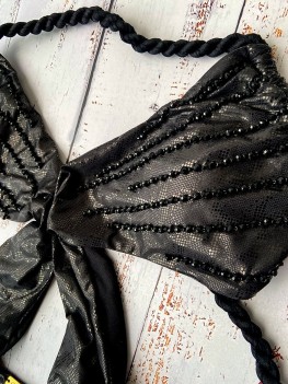 One Piece Desert Negro by Perla Santa Swimwear 2