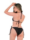 Bikini Triangle Black Texture