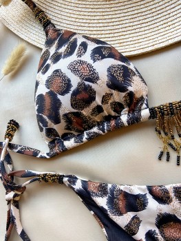 Bikini Leopard Print Shiny van Mystical Swimwear Chilla