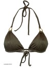 Bikini Triangle Kaki Green Texture