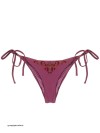 Bikini Triangle Grape Embroidery