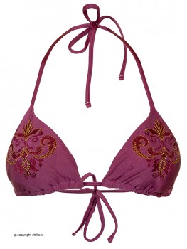 Bikini Triangle Grape Embroidery van Mystical Swimwear Chilla