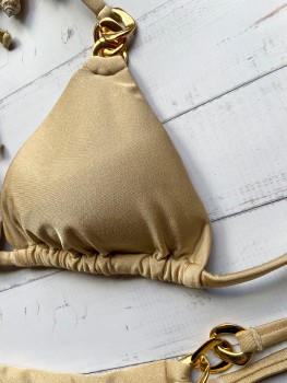Bikini Triangle Gold Chains van Mystical Swimwear Chilla