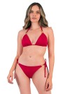 String Bikini Red Texture