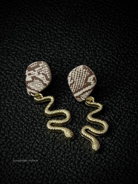 Snake Earrings by Aurora Creation