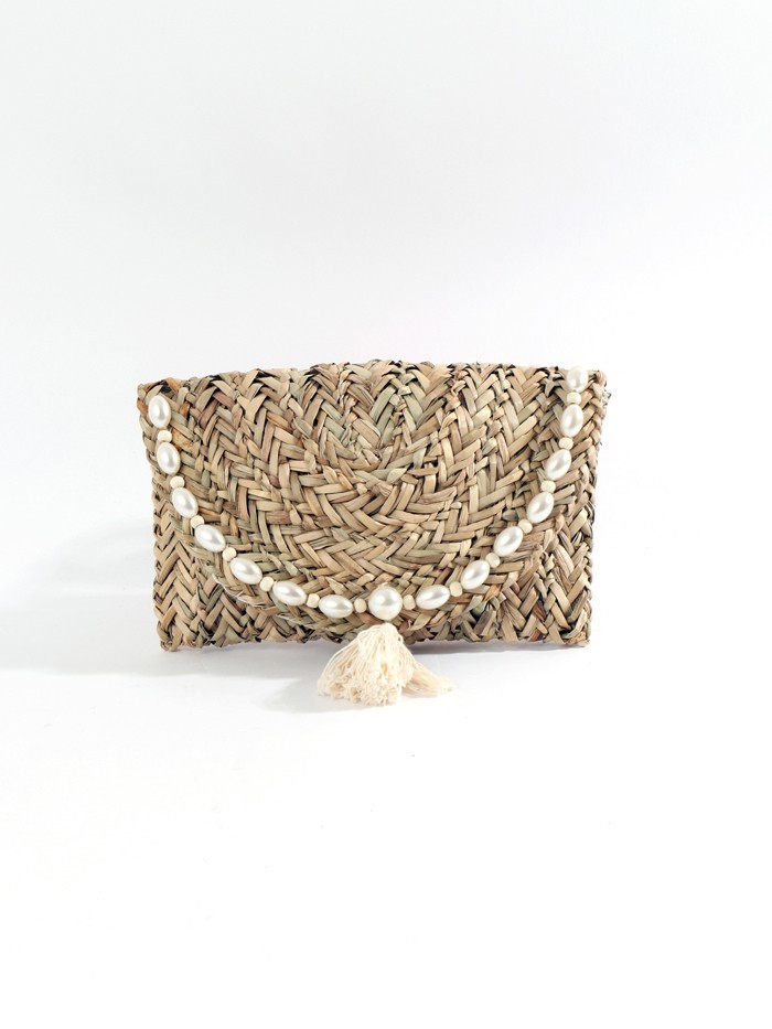 Santander Clutch Natural by Pia Rossini Santander Clutch Natural by Pia Rossini