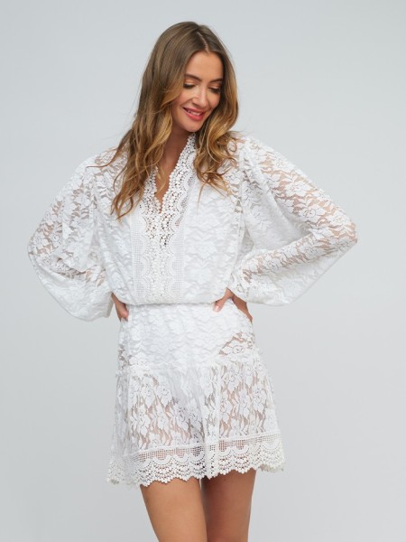 Ola Kaftan Wit van Pia Rossini