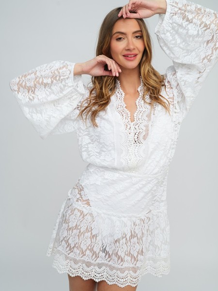 Ola Caftan White by Pia Rossini