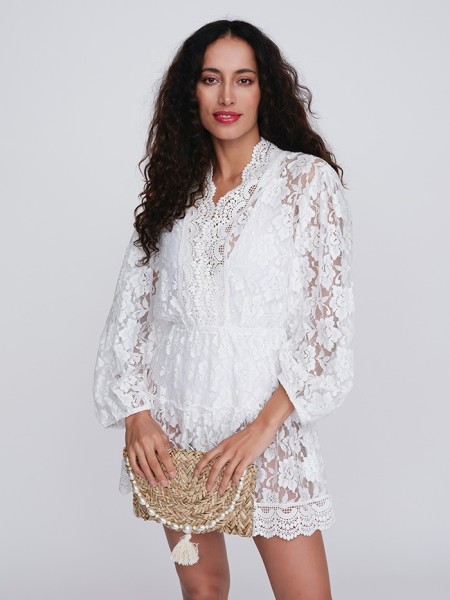 Ola Kaftan Wit van Pia Rossini