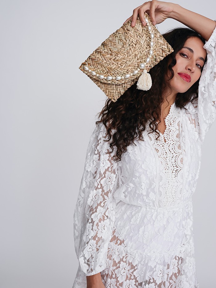Santander Clutch Natural by Pia Rossini Santander Clutch Natural by Pia Rossini