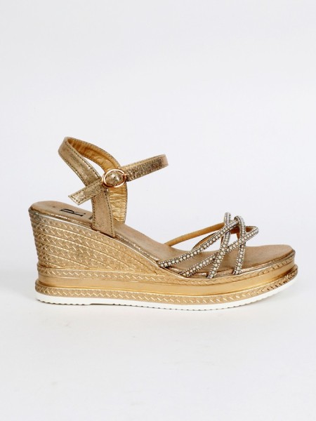 Sandals Alba Gold by Pia Rossini