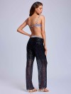 Trousers Sequins Black