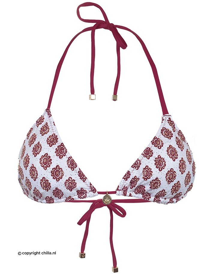 Triangle Bikini Filomena Burgundy van Swim Days Triangle Bikini Filomena Burgundy van Swim Days