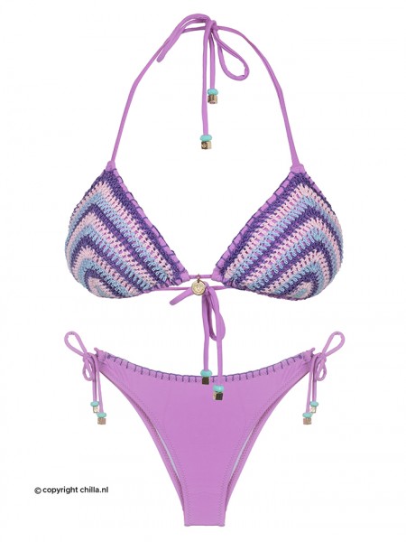 Bikini Crochet Arcoiris Lilac