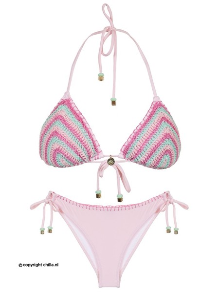Bikini Crochet Arcoiris Pink by Swim Days