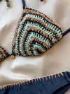 Bikini Crochet Arcoiris Zwart van Swim Days Chilla