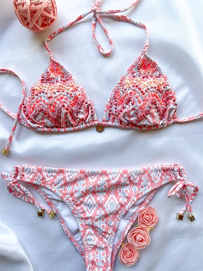 Triangle Bikini Valeria Pink van Swim Days Triangle Bikini Valeria Pink van Swim Days
