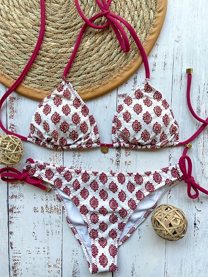Triangle Bikini Filomena Burgundy van Swim Days Triangle Bikini Filomena Burgundy van Swim Days
