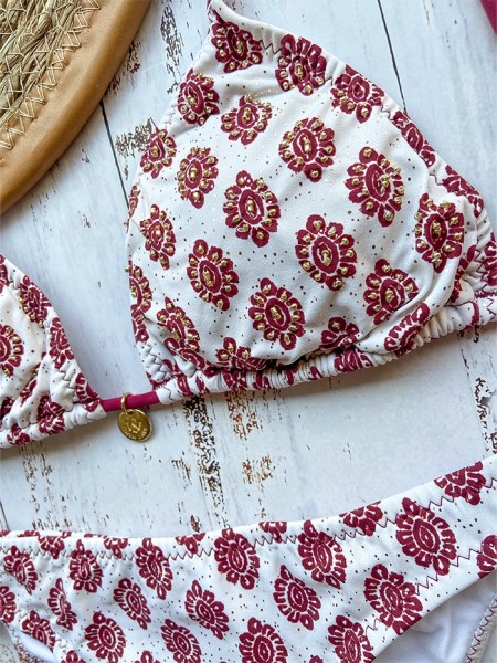 Triangle Bikini Filomena Burgundy by Swim Days