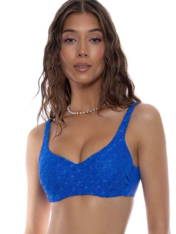 Underwire Bikini Brilla Blue by Luli Fama Underwire Bikini Brilla Blue by Luli Fama