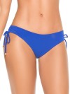 Blauw cheeky bikinibroekje met snoerkoordjes van Phax